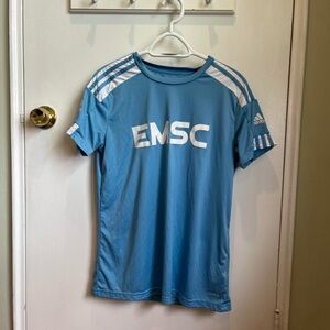 Adidas Women's Blue Jersey with White Details